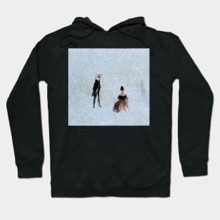 High Resolution William Turner Two Figures 1827 Hoodie